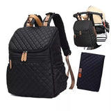 Multifunction Diaper Backpack with Insulated Bottle Pocket | Travel Baby Bag