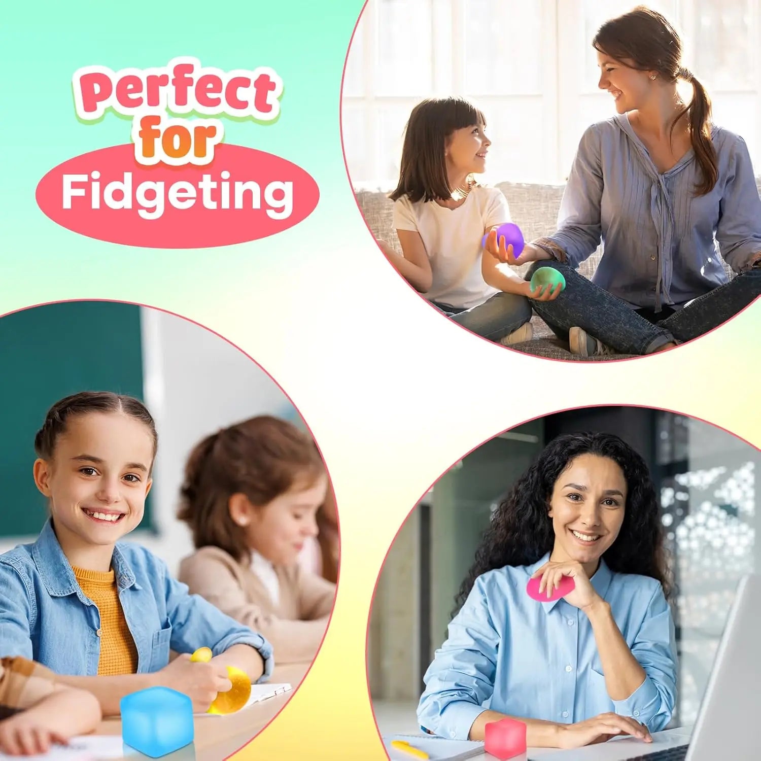 Sensory Squishy Toy for Kids – Calming Fidget Toy for Focus, Anxiety & Fine Motor Skills