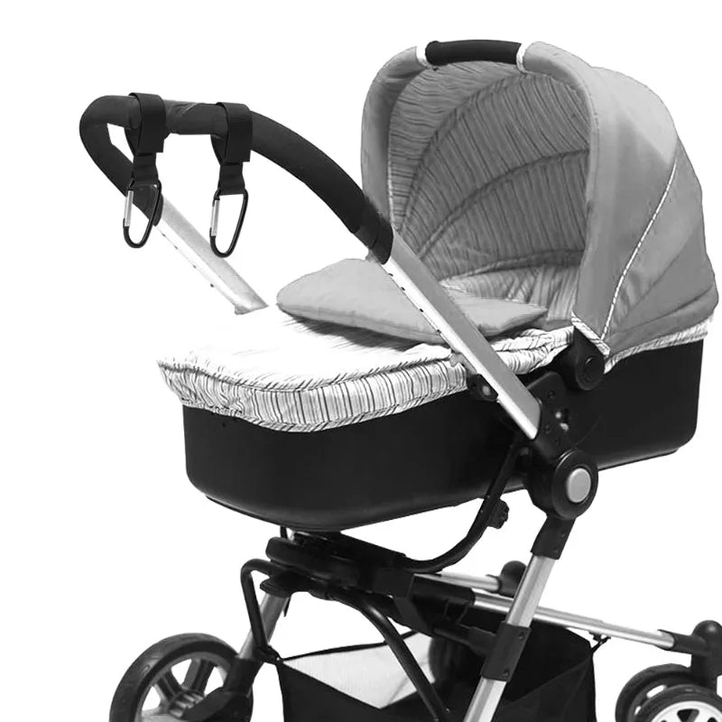 Baby Stroller Accessories Shopping Cart Hooks Multifunctional Baby Stroller Hook Outdoor Clothes Rack Metal Convenient Hook