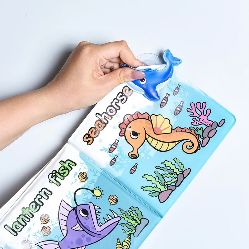 Baby Bath Books Swimming Bathroom Toys Water Painting Coloring Magic Picture Books Early Educational Toys For Kids Quiet Books