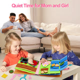 Montessori Quiet Book for Toddlers | Soft Sensory Activity Book
