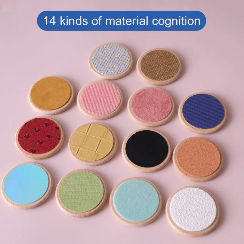 Montessori Tactile Sensory Matching Board | Toddler Learning Toy