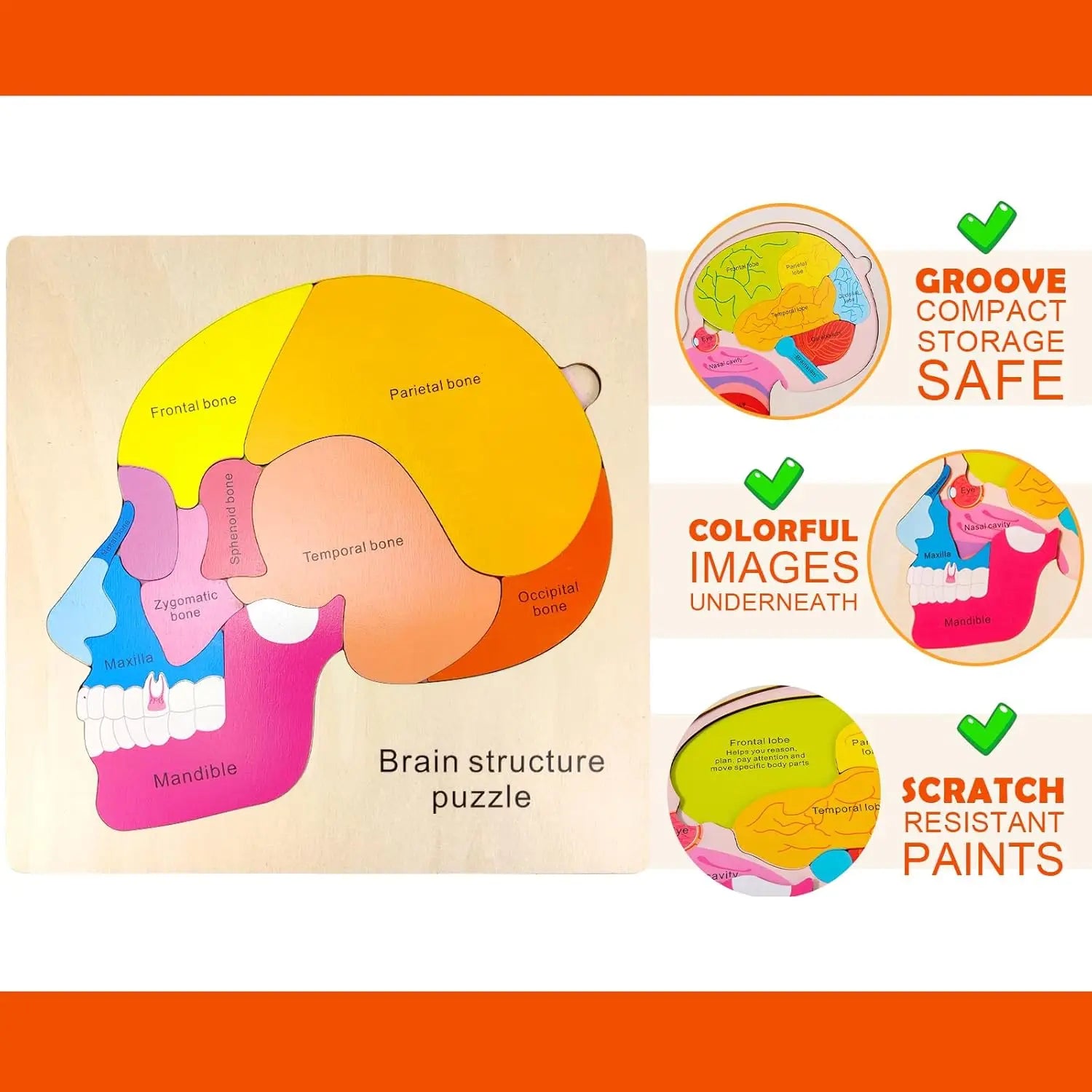 Montessori Puzzles Busy Board Human Body Teaching Learning Body Parts For Children Early Education Games Toddlers Quiet Books