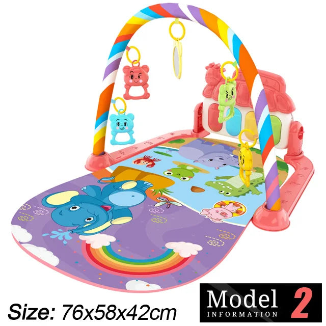 Baby Piano Play Mat & Activity Gym – Kick & Play Tummy Time Toy