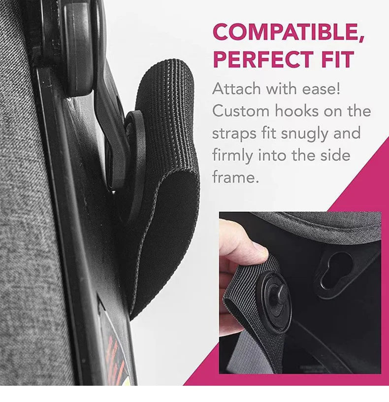 Mommy storage bag for doona Stroller accessories  portable diaper bag compatible with stroller black waterproof storage bag