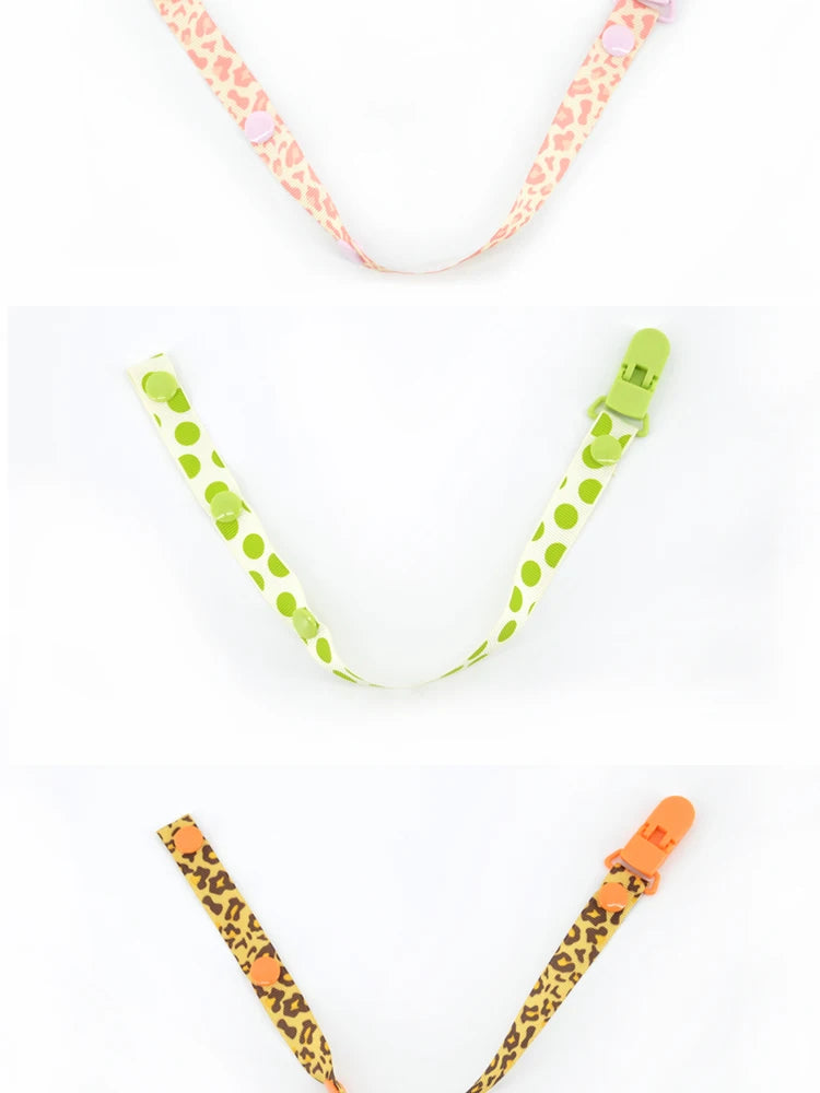 Baby Pacifier Clip Chain For Soothers Ribbon Chupetas Funny Dummy Holder Leash Strap Infant Nipple Accessories