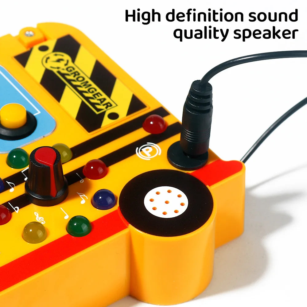 Montessori LED Busy Board Sensory Toy | Toddler Activity Board