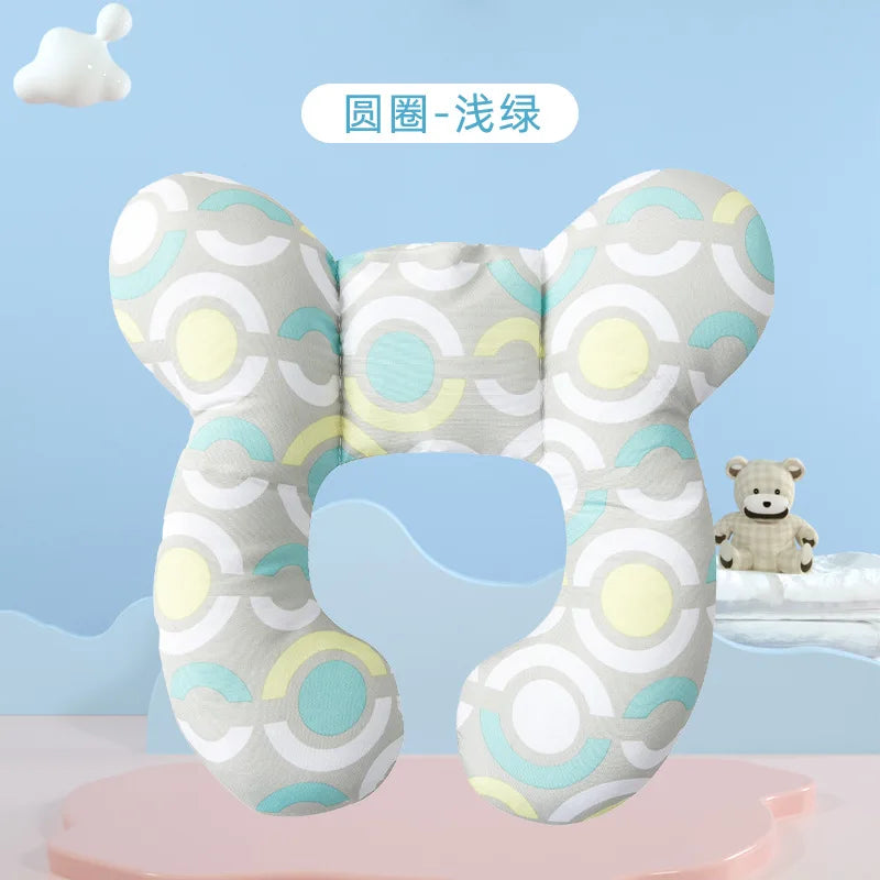 2025New Baby Pillow Protective Travel Car Seat Head Neck Support Pillows Newborn Children U Shape Headrest Toddler Cushion 0-3 Y
