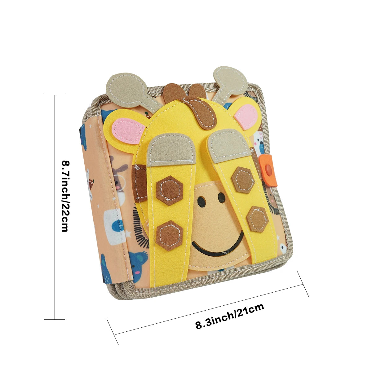 Montessori Felt Quiet Book for Toddlers | Travel Activity Busy Book