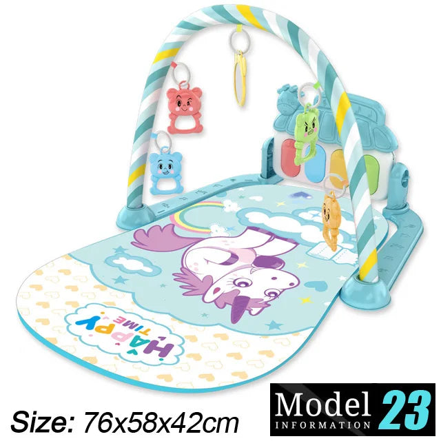Baby Piano Play Mat & Activity Gym – Kick & Play Tummy Time Toy