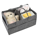 Baby Stroller Accessories Mom Tote Bag Foldable Storage Baby Diaper Hanging Bag Thickened Portable Mom Cart Portable Diaper Bag