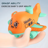 Press and Go aircraft Toys for Toddlers 1-3, Baby Animal Racing Cars, Infant Play Vehicle Set, Baby Push Go Friction Car Toys