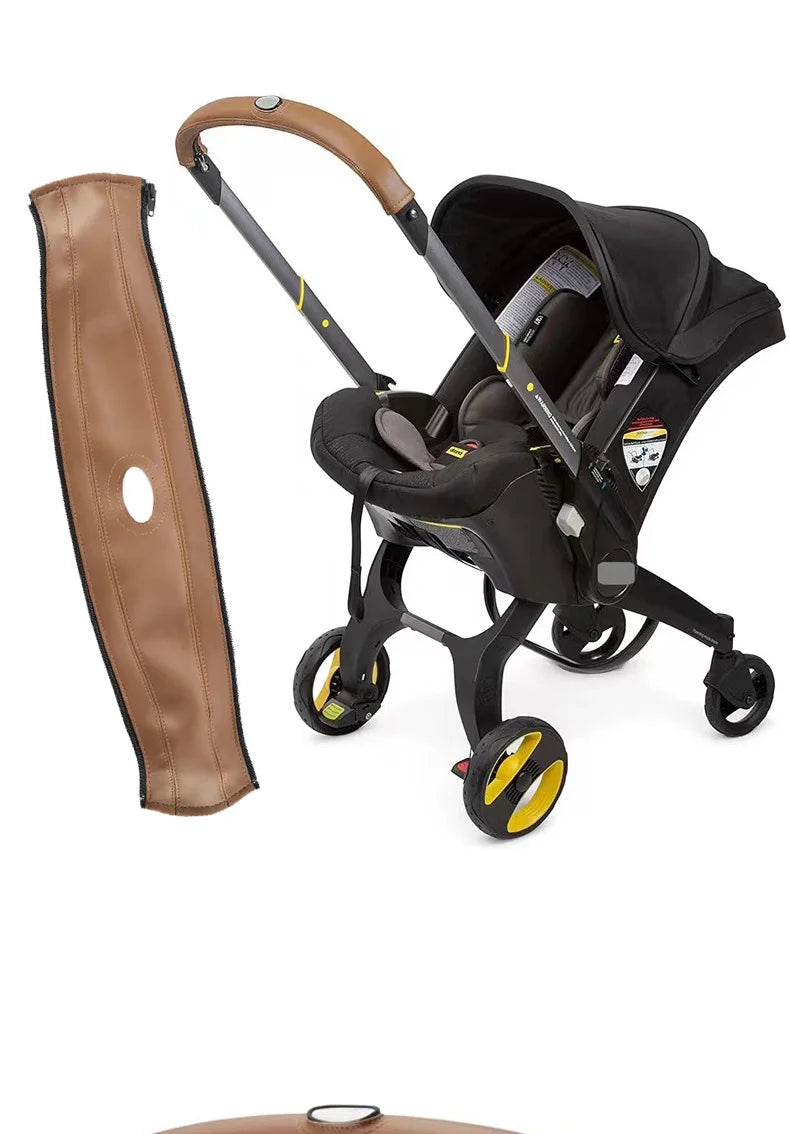 Mommy storage bag for doona Stroller accessories  portable diaper bag compatible with stroller black waterproof storage bag