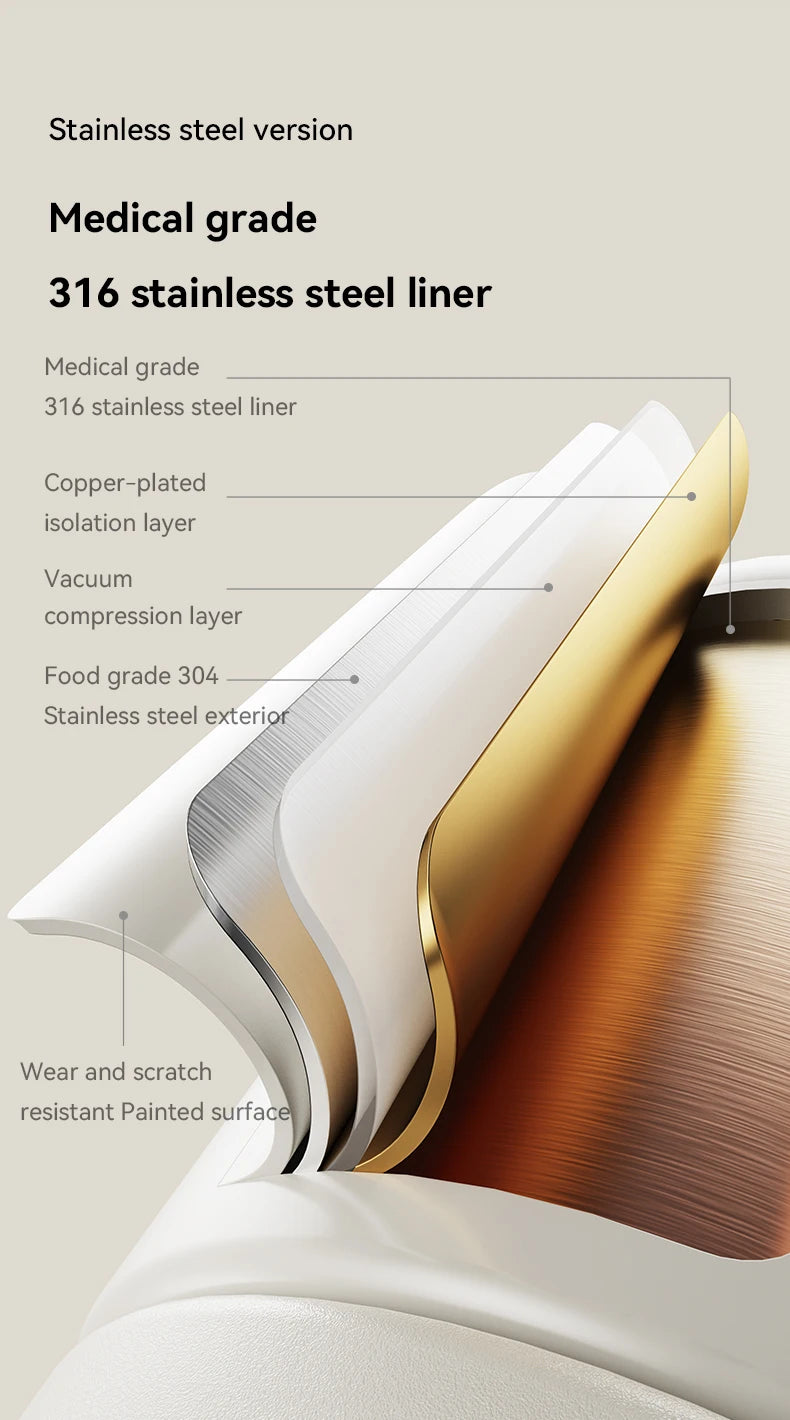 18000/10000mAh High-Power Constant Temperature Cup Quick Hot Water And Milk Heating Portable Baby Bottle Warmer