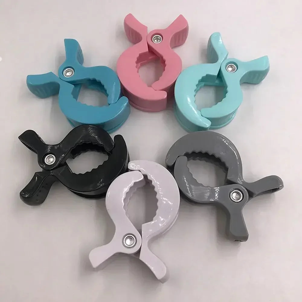 New 2Pcs Baby Strollers Hook Clip Alligator Clip Pram Peg Portable Baby Stroller Hook Kids Car Seat Baby Stroller Accessories