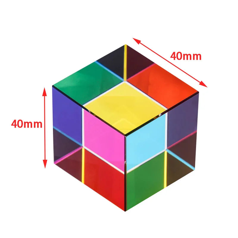 CMY Color Prism Cube | Optical STEM Learning Toy for Kids