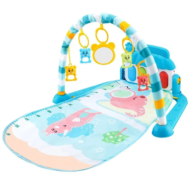 Baby Activity Gym Play Mat with Piano | Musical Tummy Time Toy