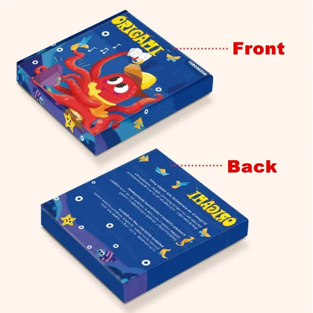 Baby Craft Toys Cartoon Animal Origami Paper Cutting Book Kids Paper Cut Puzzle Early Learning Educational Toys Gifts