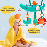 Baby Baby Stroller Arch Toys Car Seat Activity Hanging Toy Infant Soft Plush with Sound Wind Chimes Dolls for Babie Newborn Gift