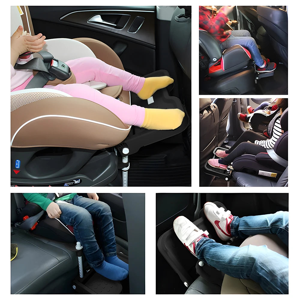 Kids Car Seat Footrest Support | Travel Foot Pedal for Toddlers