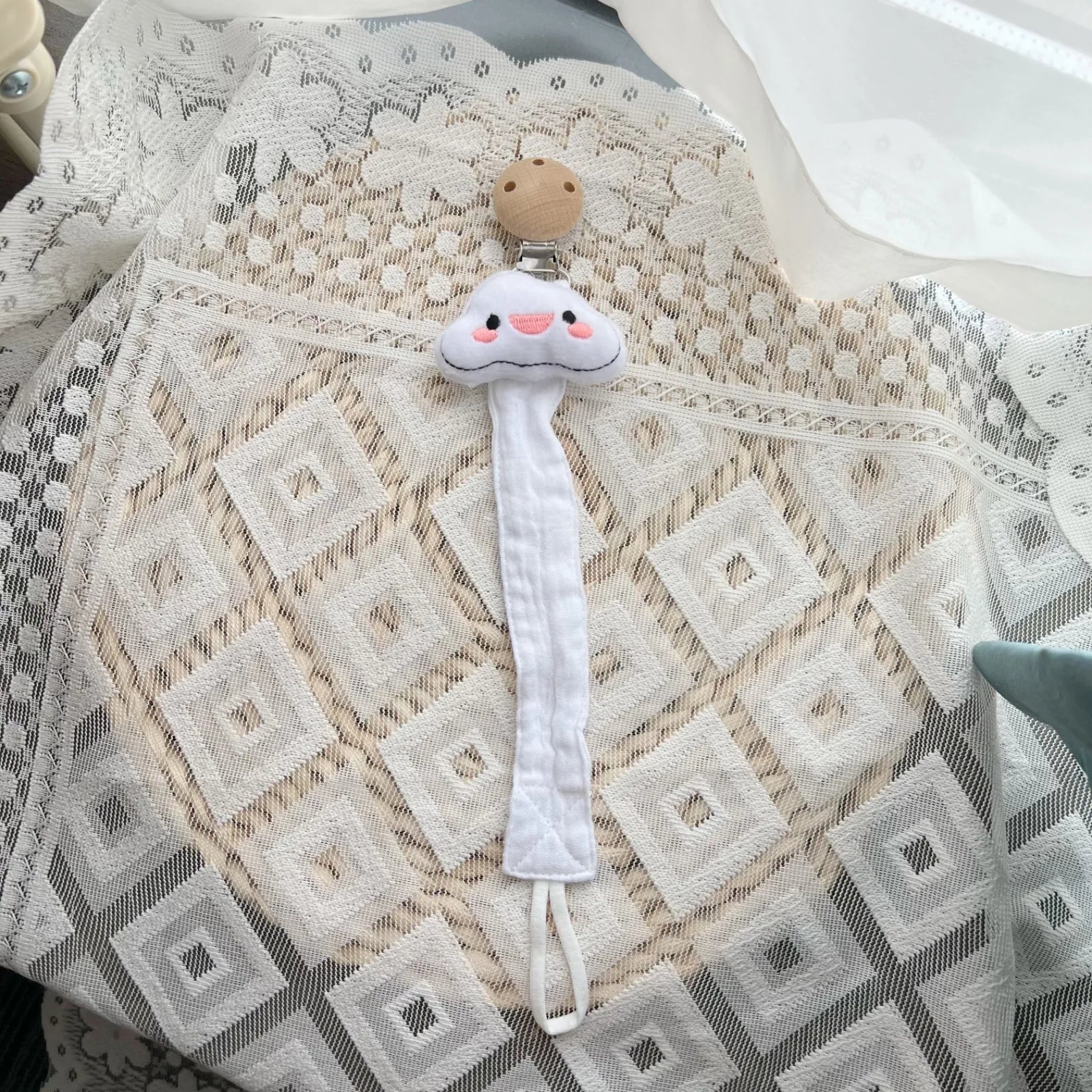 New Baby Pacifier Clip Chain Dummy Holder for Nipple Clip Newborn Cartoon Animal Nipple Chains Birthday Shower Gift for