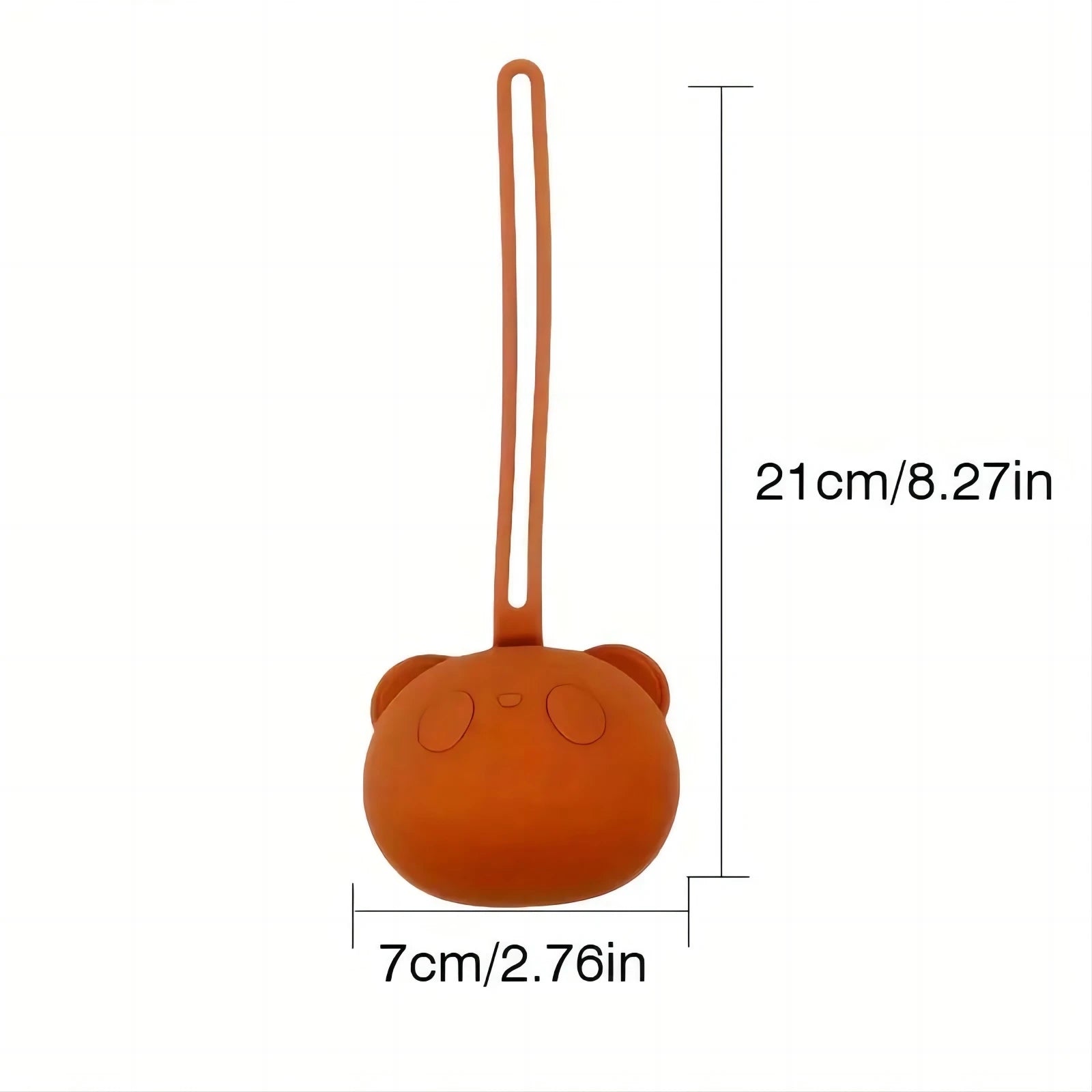 Bear Pacifier Bag Baby Soother Silicone Dust Organiser Bag Portable Baby Pacifier Chain Bag