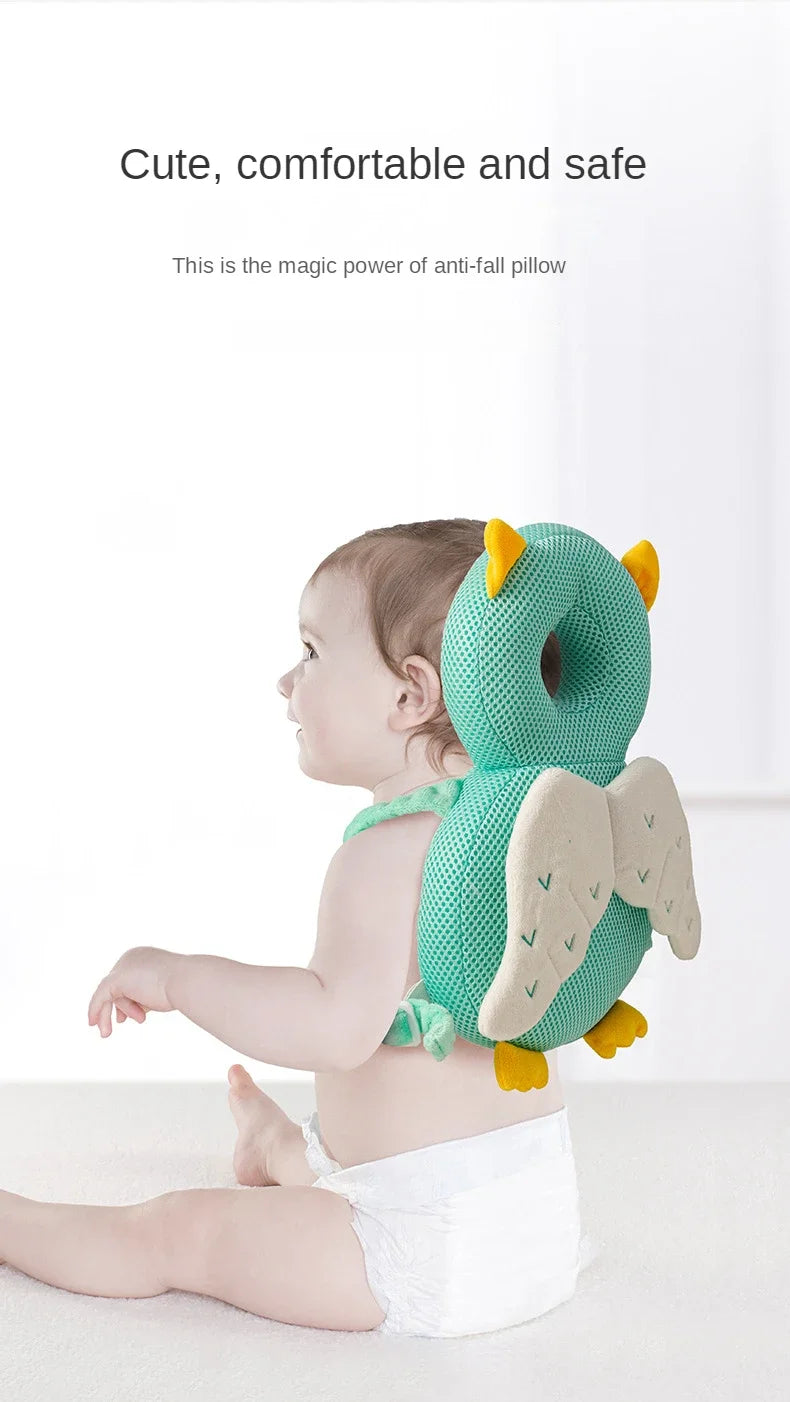 Baby Head Protector Backpack Cushion | Anti-Fall Safety Pad
