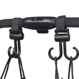 Double Hook Baby Stroller Hanger 360-degree Rotation Adjustment Cart Hook and Loop Fastener Stroller Accessories