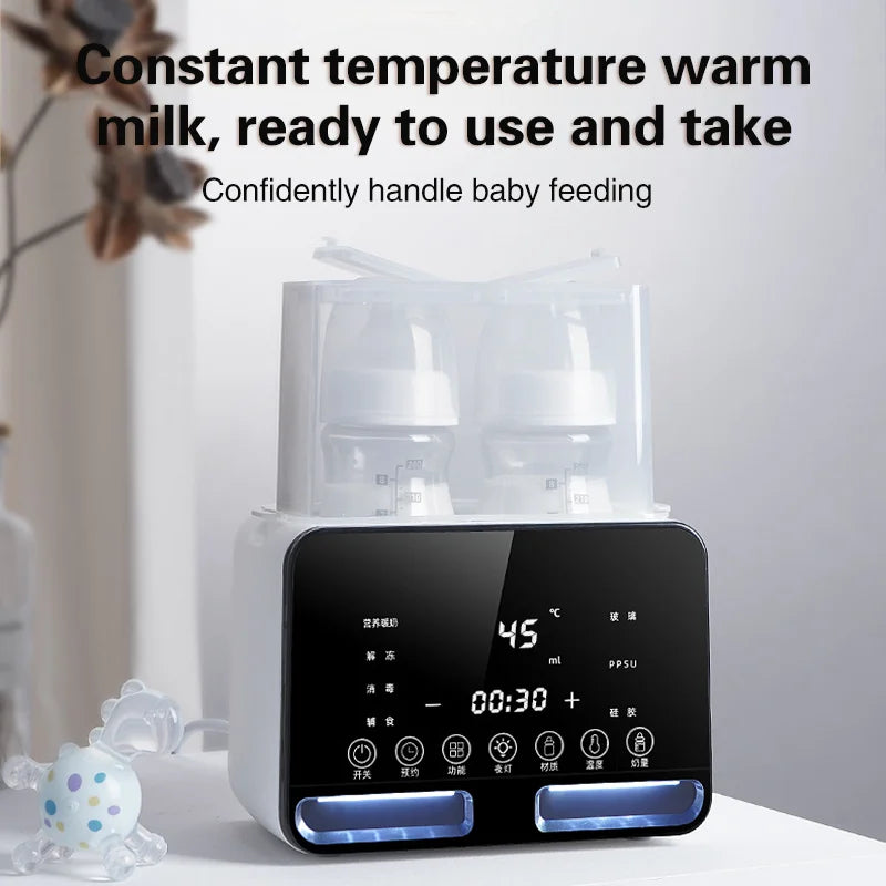 TINSOL Smart Milk Warmer Baby Bottle Thermos Multi-functional Quick Baby Products Breastmilk Warmer Bottle Sterilizer