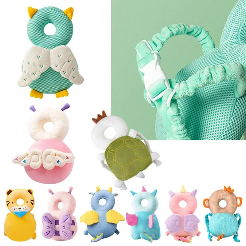 Baby Head Protector Backpack Cushion | Anti-Fall Safety Pad