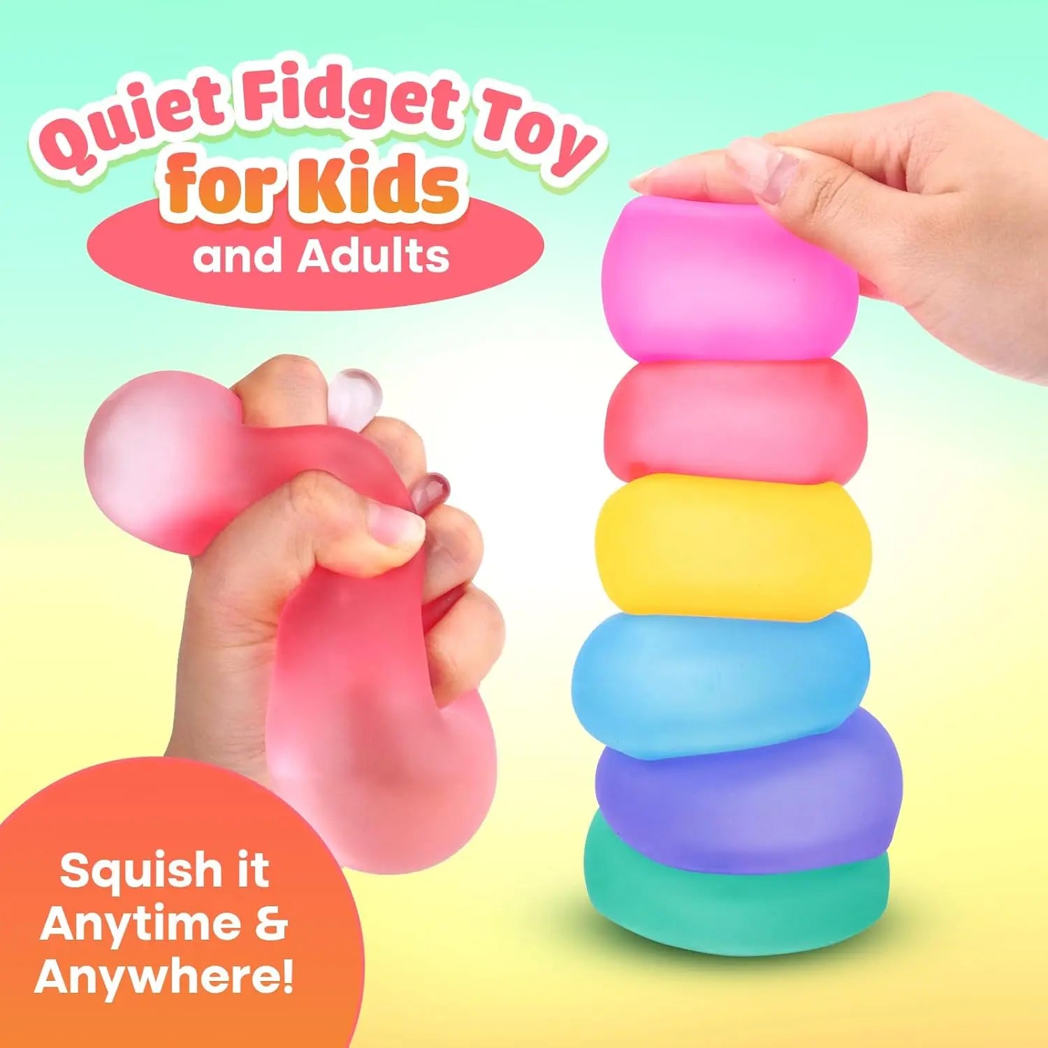 Sensory Squishy Toy for Kids – Calming Fidget Toy for Focus, Anxiety & Fine Motor Skills