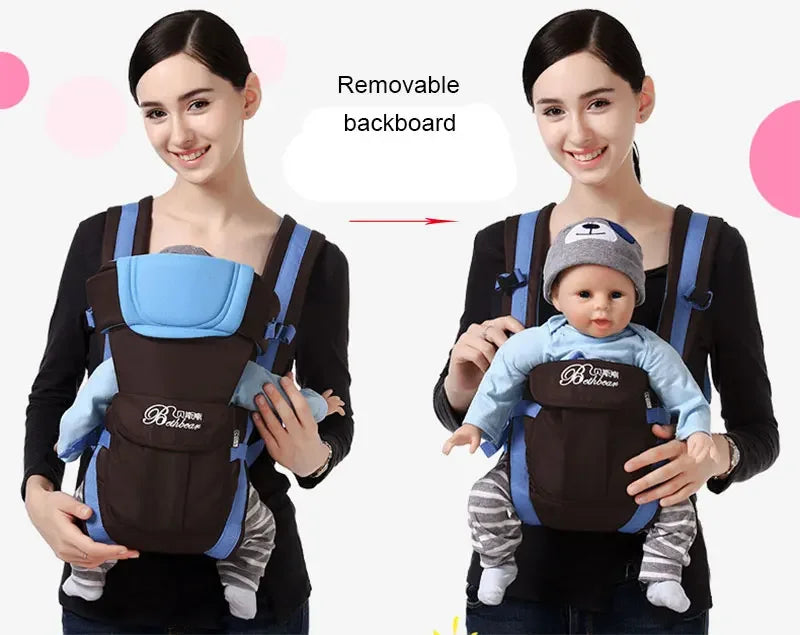 4-in-1 Ergonomic Baby Carrier – Adjustable Newborn to Toddler Sling