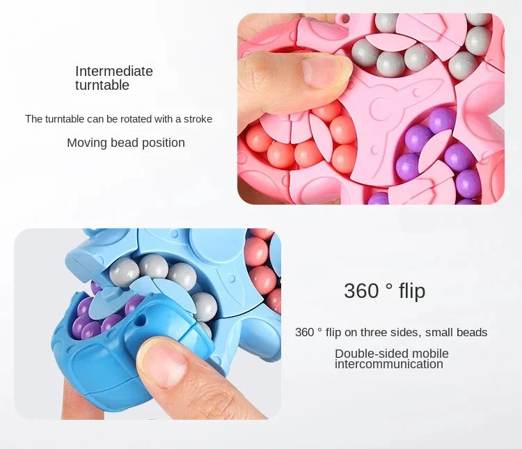Sensory Fidget Cube Toy – Rotating Finger Skill Activity Toy for Kids