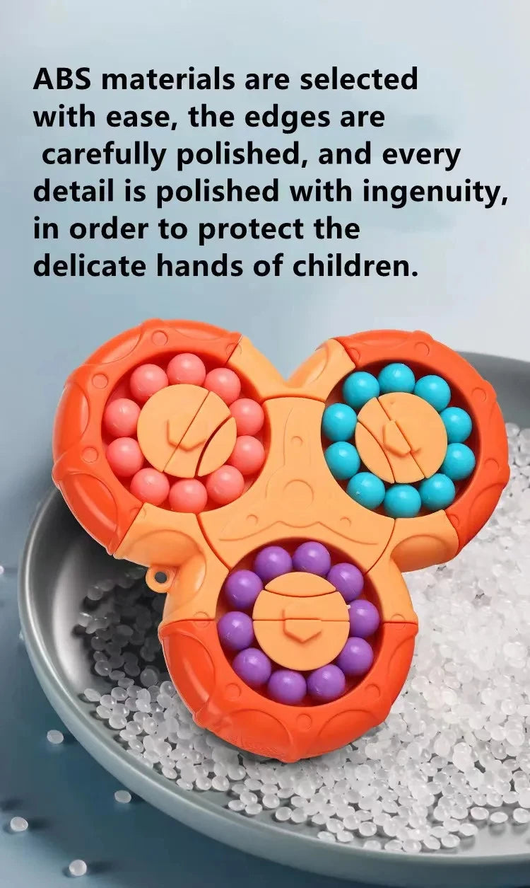Sensory Fidget Cube Toy – Rotating Finger Skill Activity Toy for Kids
