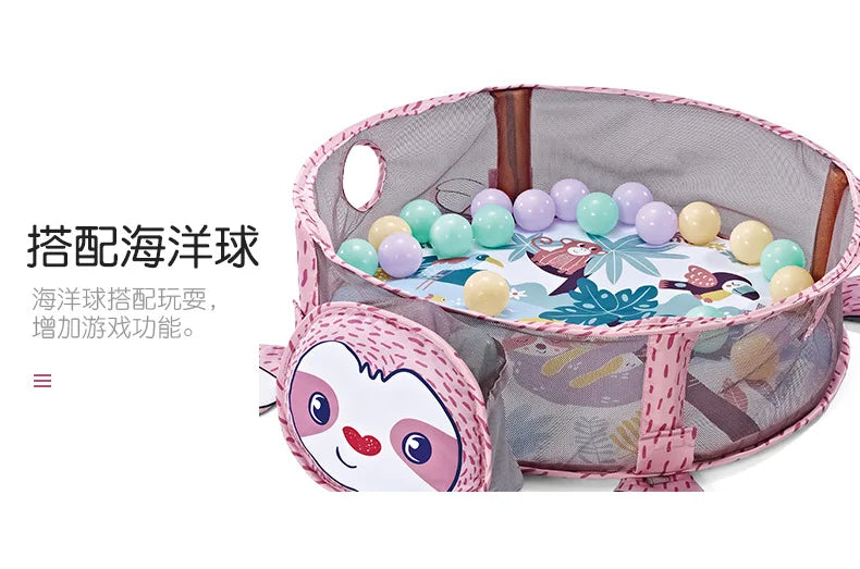 Baby Play Gym & Activity Mat – Tummy Time Playmat with Toys