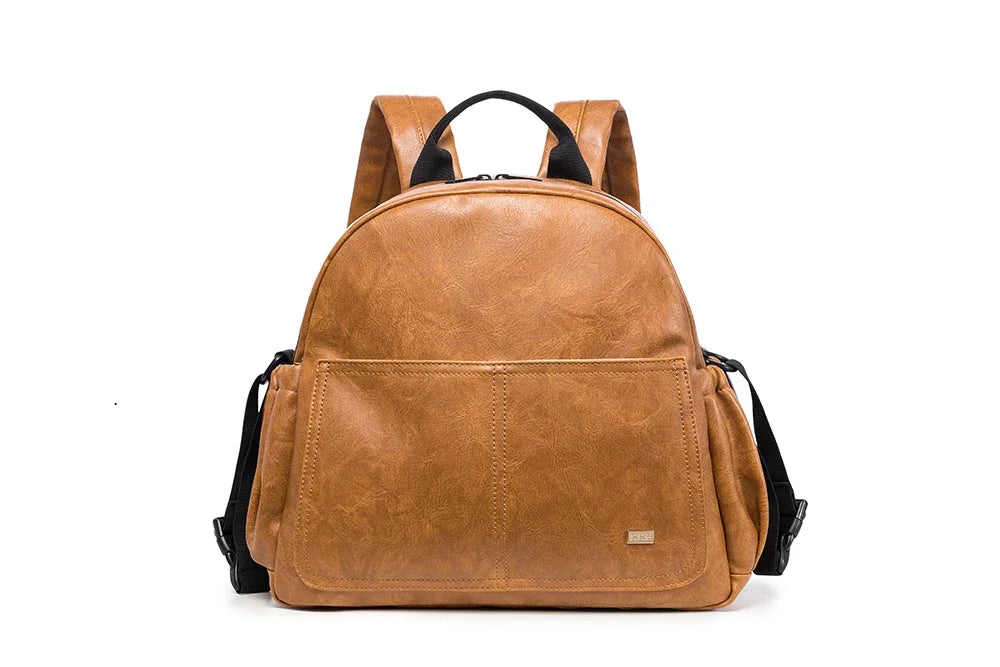 Soboba Large Capacity Solid Diaper Bag with Backpack Straps for Fashionable Mothers – Waterproof Nappy Changing Bag