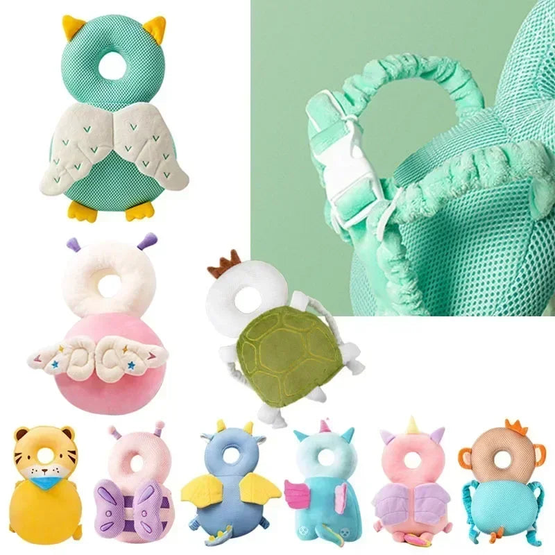 Baby Head Protector Backpack Cushion | Anti-Fall Safety Pad