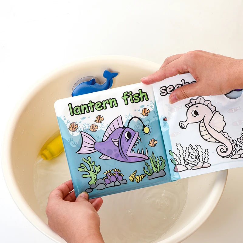 Baby Bath Books Swimming Bathroom Toys Water Painting Coloring Magic Picture Books Early Educational Toys For Kids Quiet Books