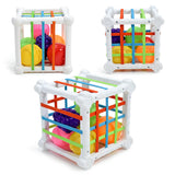 Montessori Shape Sorter Cube – Sensory Learning Toy for Toddlers