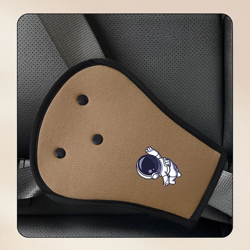 Kids Car Safety Belt Adjuster Anti-Pinch Neck Great Belly Protector Car Seat Accessories Cartoon Car Seat Belt Protectors