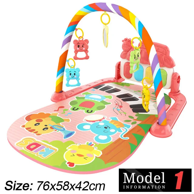 Baby Piano Play Mat & Activity Gym – Kick & Play Tummy Time Toy