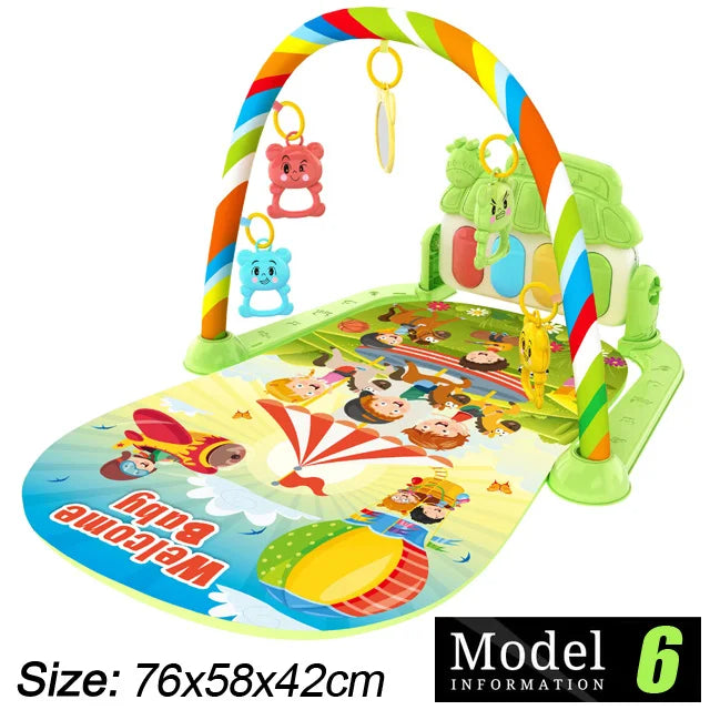 Baby Piano Play Mat & Activity Gym – Kick & Play Tummy Time Toy