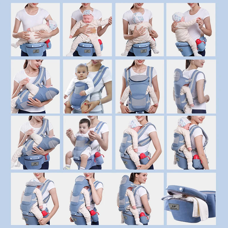 Ergonomic Baby Carrier with Hip Seat – Infant to Toddler Backpack