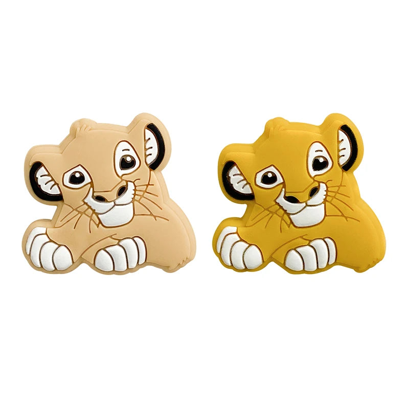 1/3/10pcs The Lion King Silicone Pacifier Clip Pacifier Chain Holder Soother Nursing Clips BPA Free Pacifier Chain Accessories