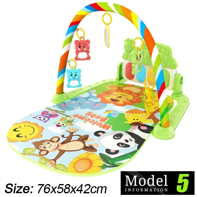 Baby Piano Play Mat & Activity Gym – Kick & Play Tummy Time Toy