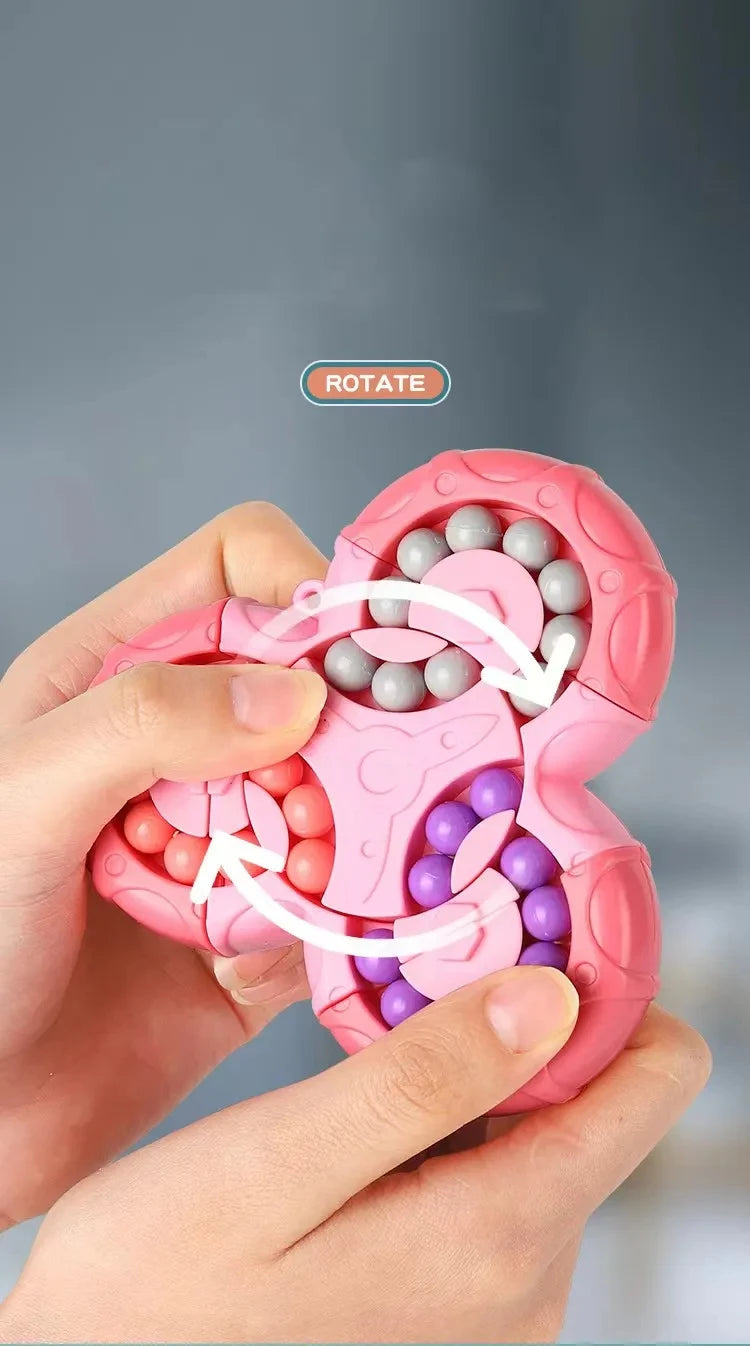 Sensory Fidget Cube Toy – Rotating Finger Skill Activity Toy for Kids