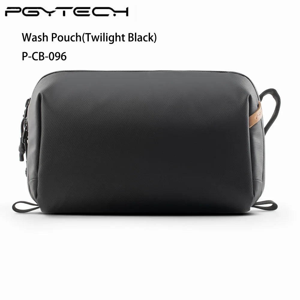 PGYTECH Wash Pouch Hanging Toiletry Bag for Men, Waterproof Dopp Kit Travel Makeup Bag Organizer for Toiletries & Cosmetics