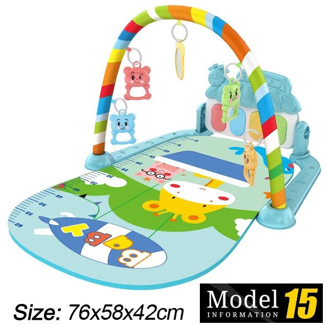 Baby Piano Play Mat & Activity Gym – Kick & Play Tummy Time Toy