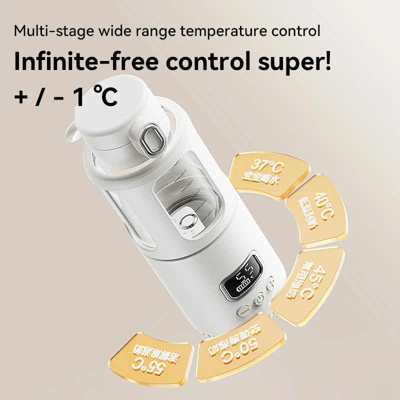 18000/10000mAh High-Power Constant Temperature Cup Quick Hot Water And Milk Heating Portable Baby Bottle Warmer