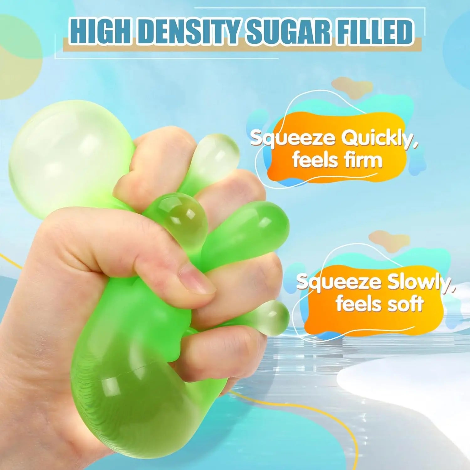 Sensory Squishy Toy for Kids – Calming Fidget Toy for Focus, Anxiety & Fine Motor Skills
